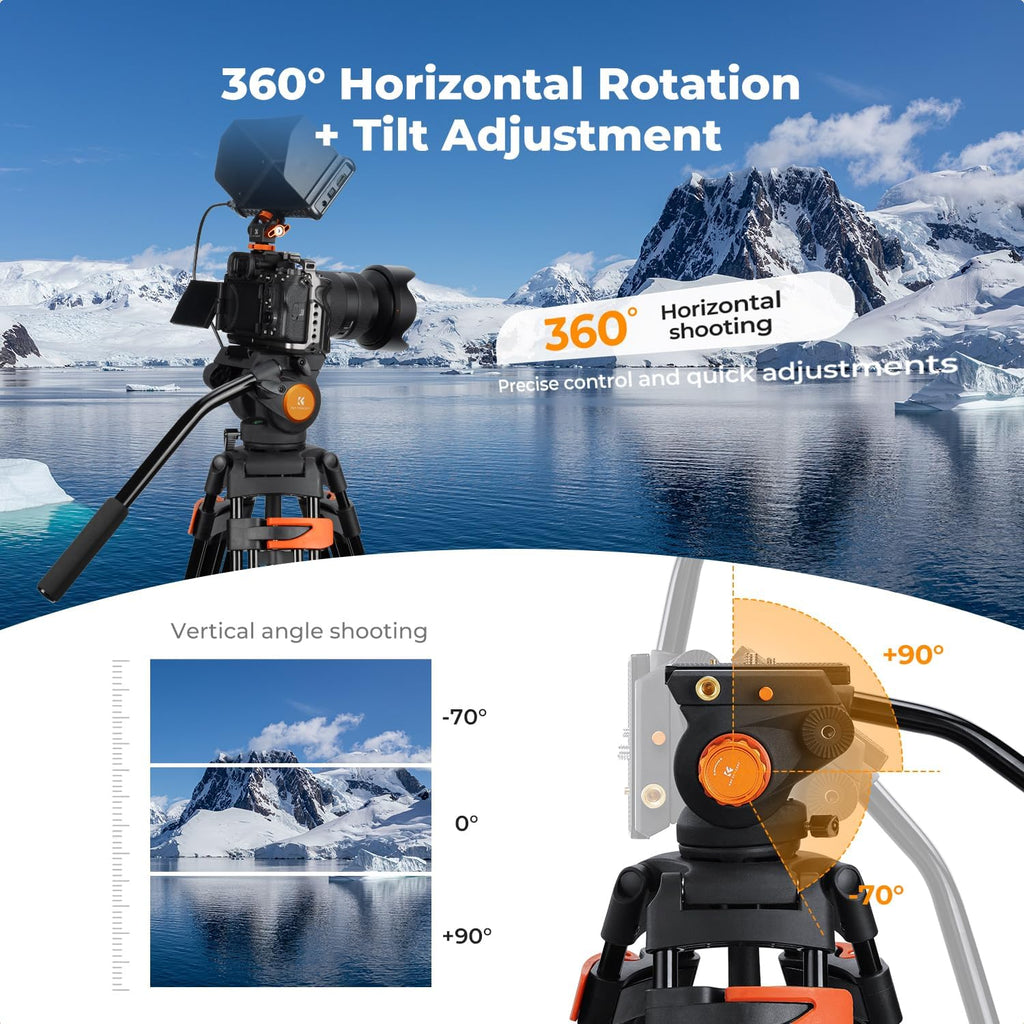 80" Video Tripod with Fluid Head N6820