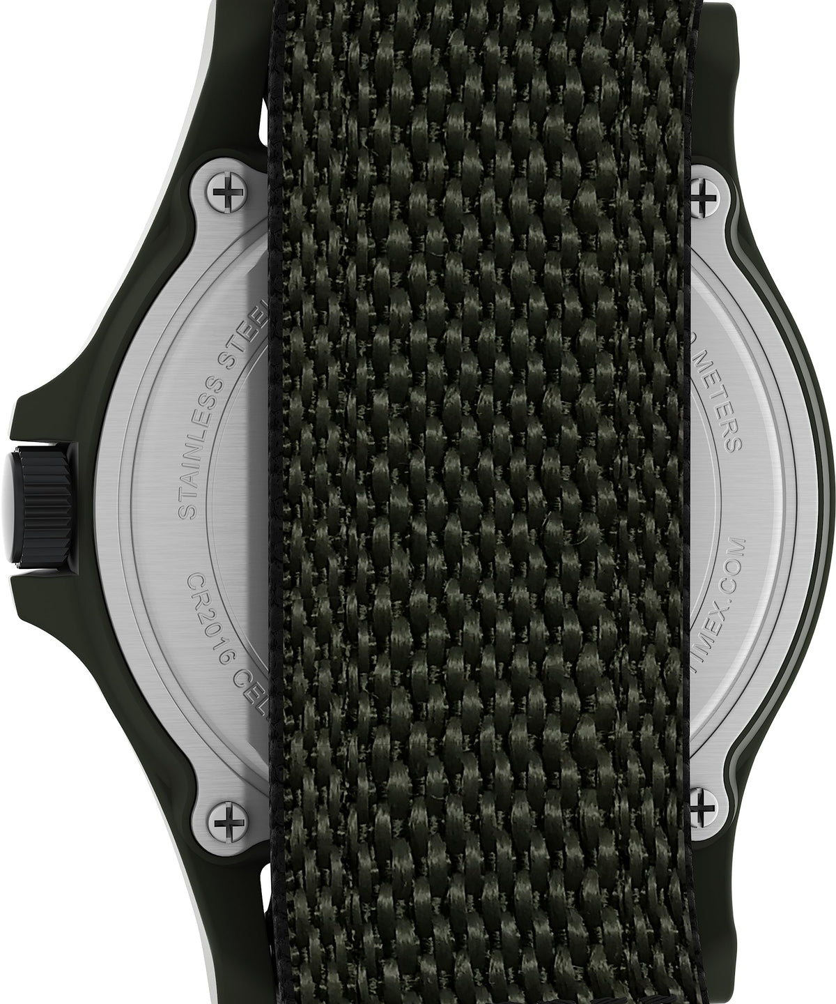 Black Fastwrap Cream Dial Green Case Watch R7340