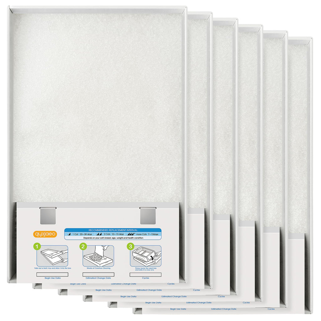 Crystal Cat Litter Tray Refill White 6-Pack R36795