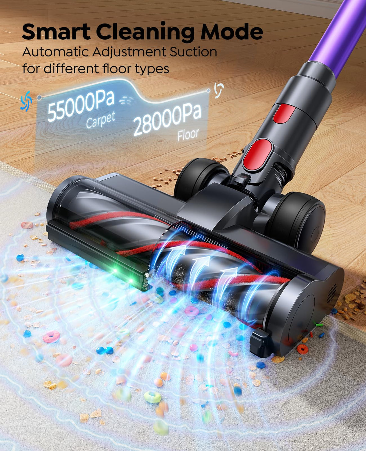 Cordless Stick Vacuum Cleaner 55KPa 650W F497