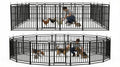 16 Panels 40'' Rustproof Metal Dog Playpen Q7728