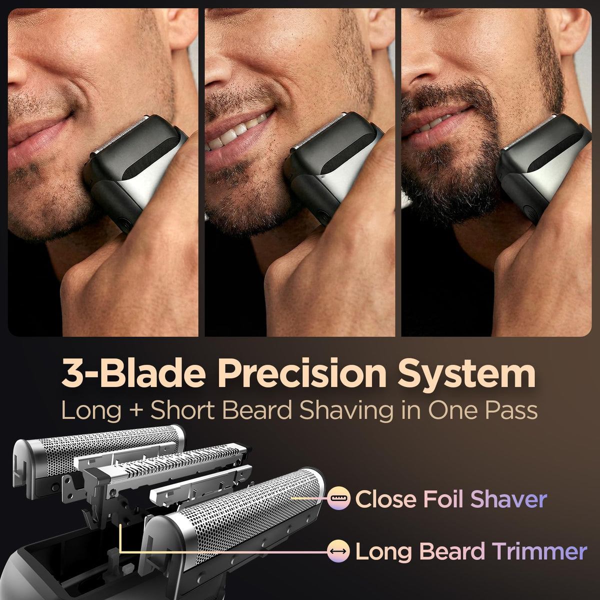 Portable Mini Electric Foil Shaver with Case E148465