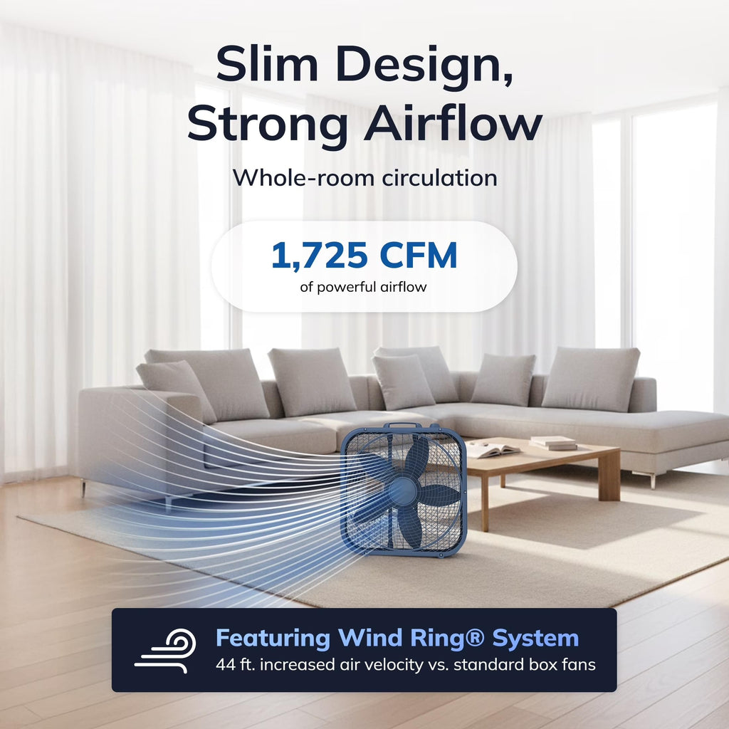 20" 3-Speed Box Fan G142