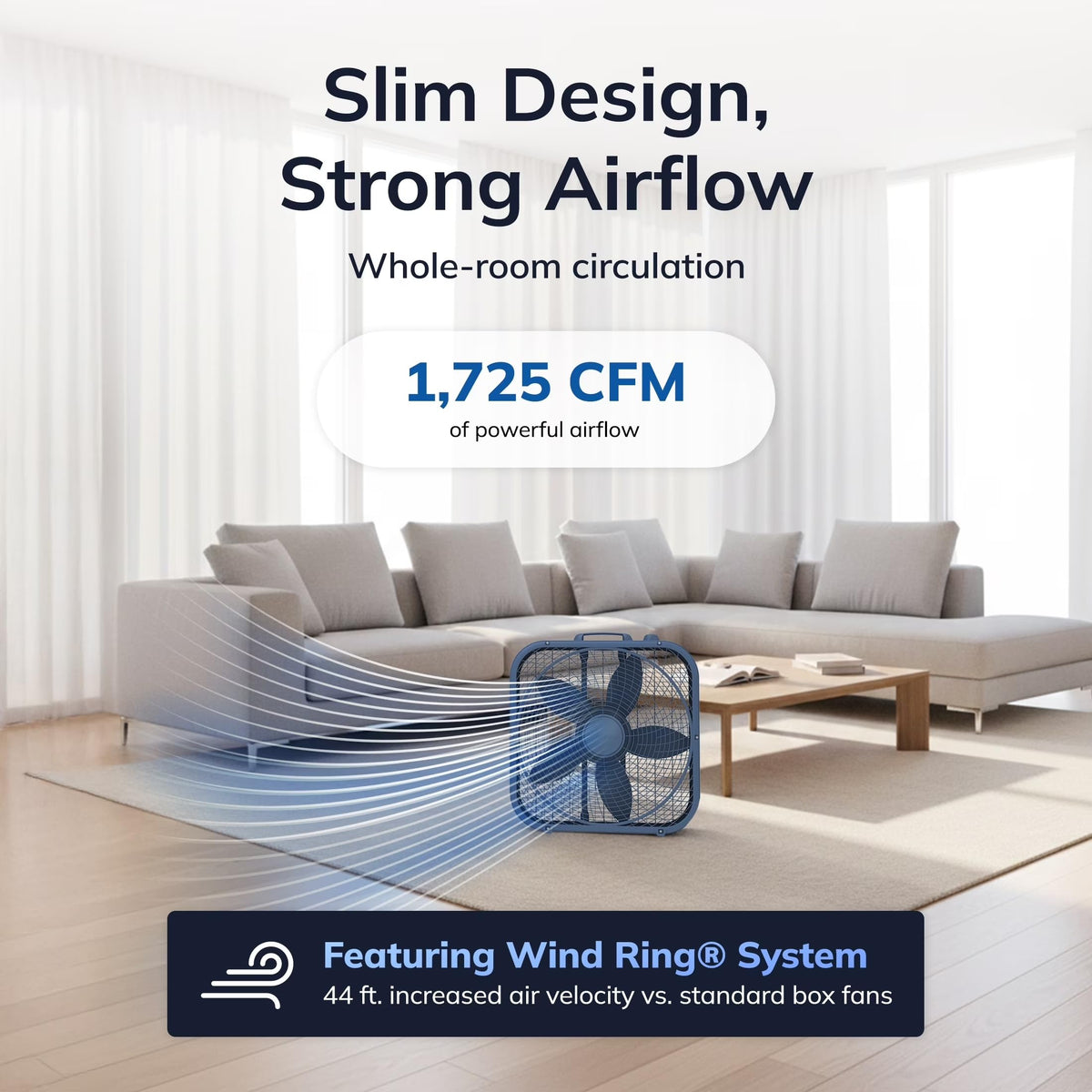 20" 3-Speed Box Fan G142