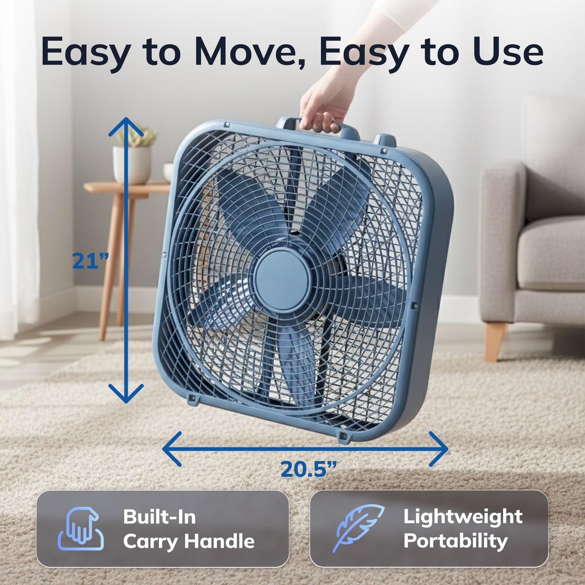 20" 3-Speed Box Fan G142