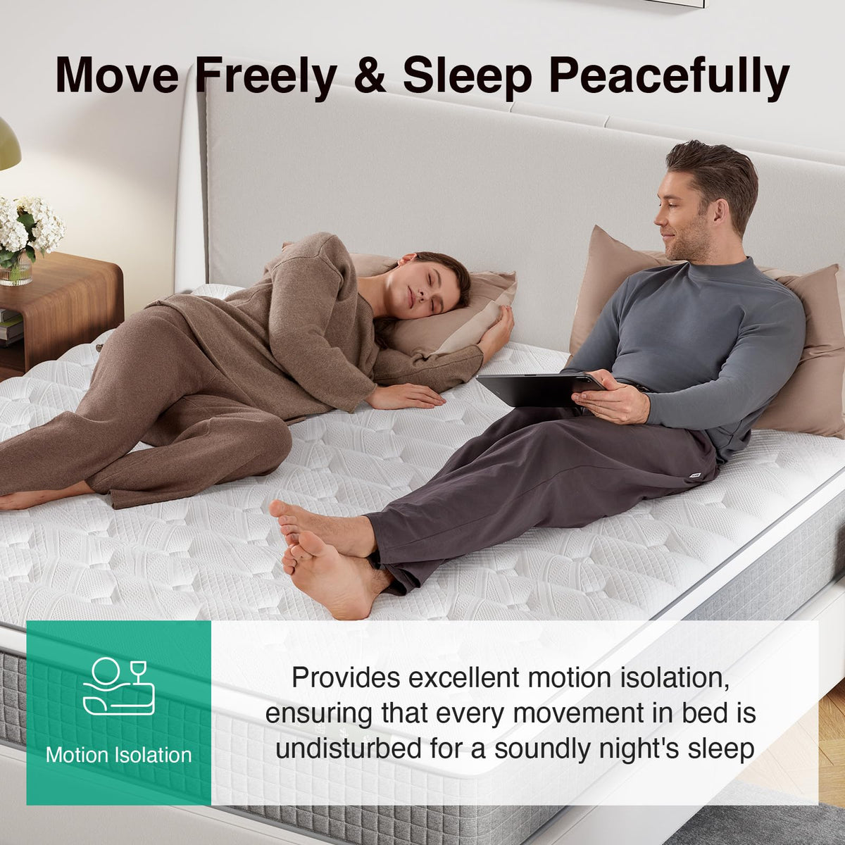 12 Inch Full Size Hybrid Gel Memory Foam Mattress C225890