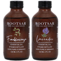 2 Pack Frankincense and Lavender Essential Oils 4 Fl Oz D6257