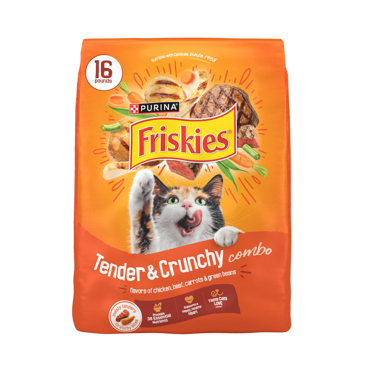 Dry Cat Food 16 lb Bag K1095