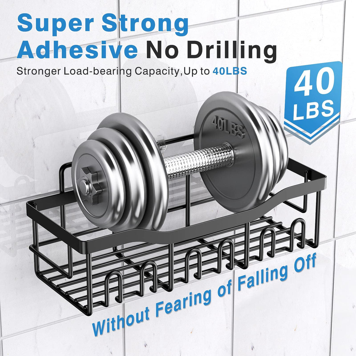 5 Pack Rustproof Stainless Steel Shower Caddy X754