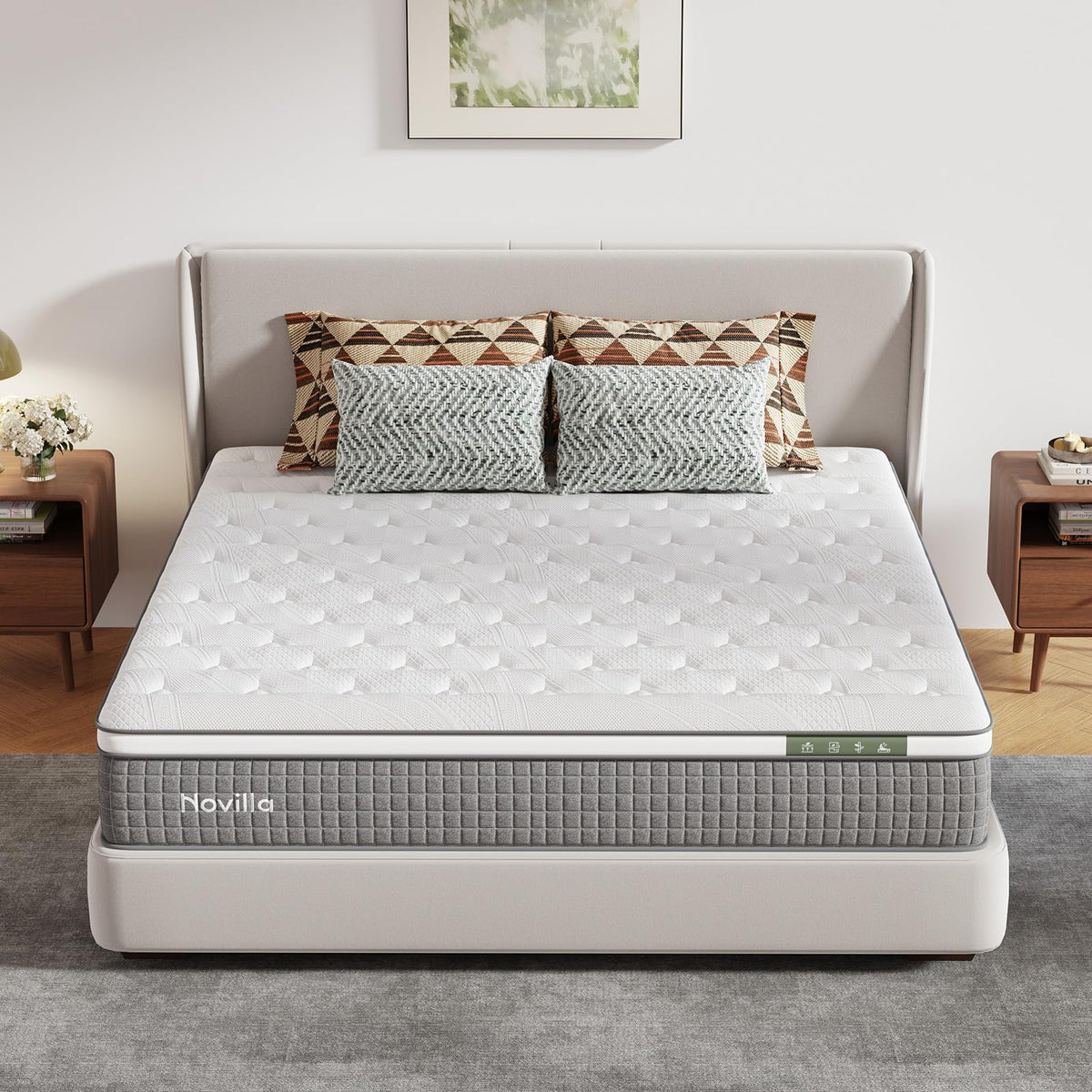 12 Inch Full Size Hybrid Gel Memory Foam Mattress C225890