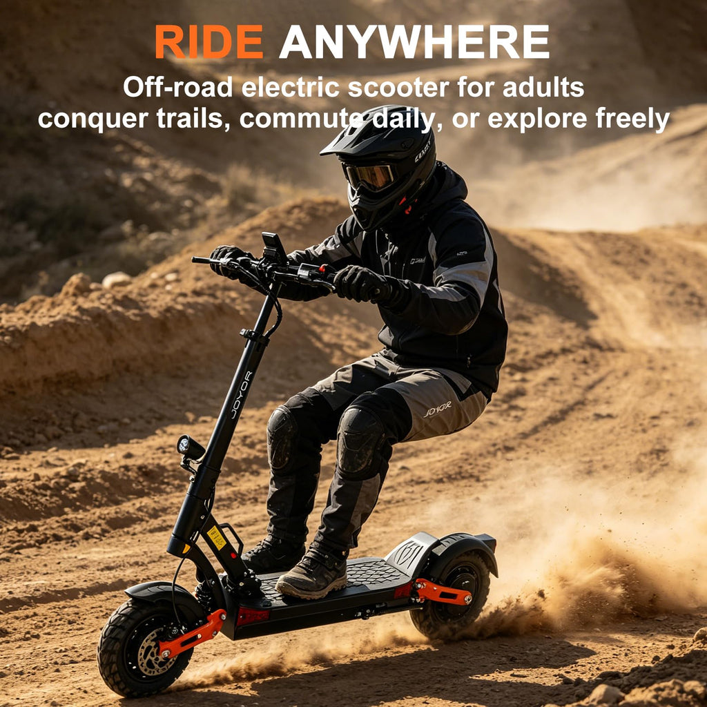 5600W Motor 46 MPH 27Ah Battery 10" Off Road Foldable Electric Scooter W394549