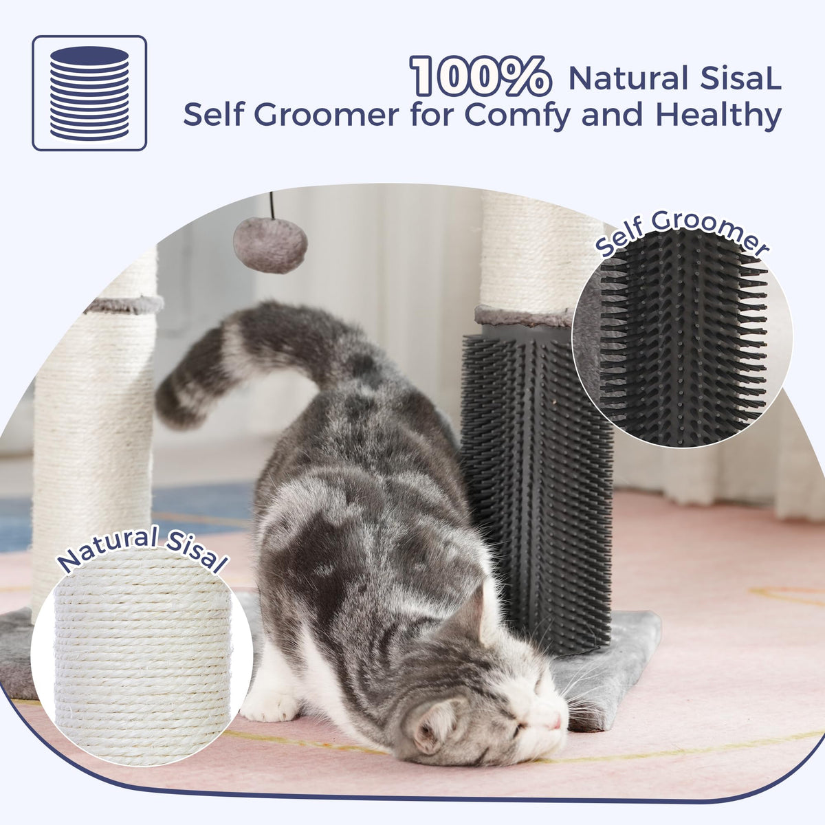 Cat Tree Tower with Bed E21388