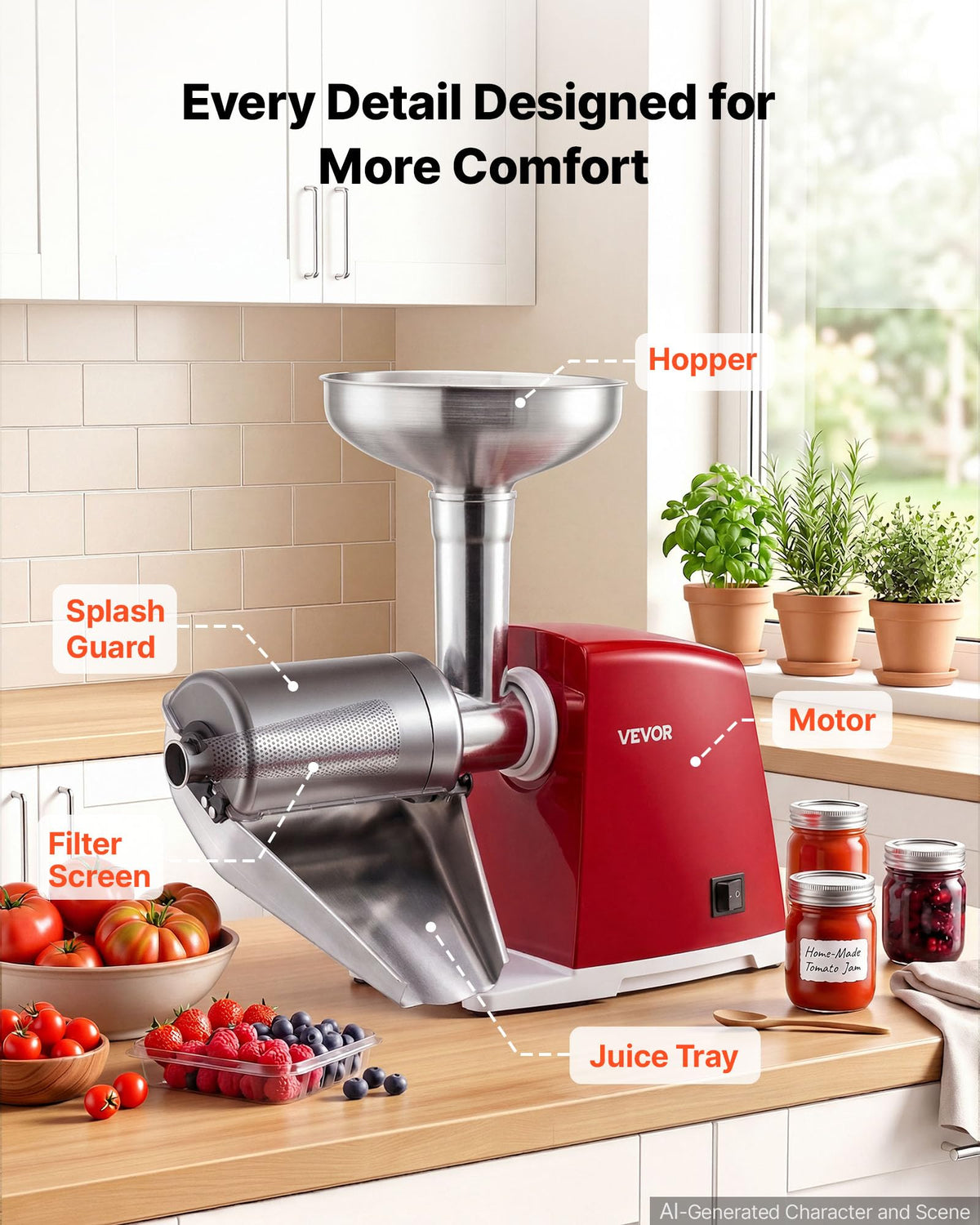 Electric Tomato Strainer 800W D796317