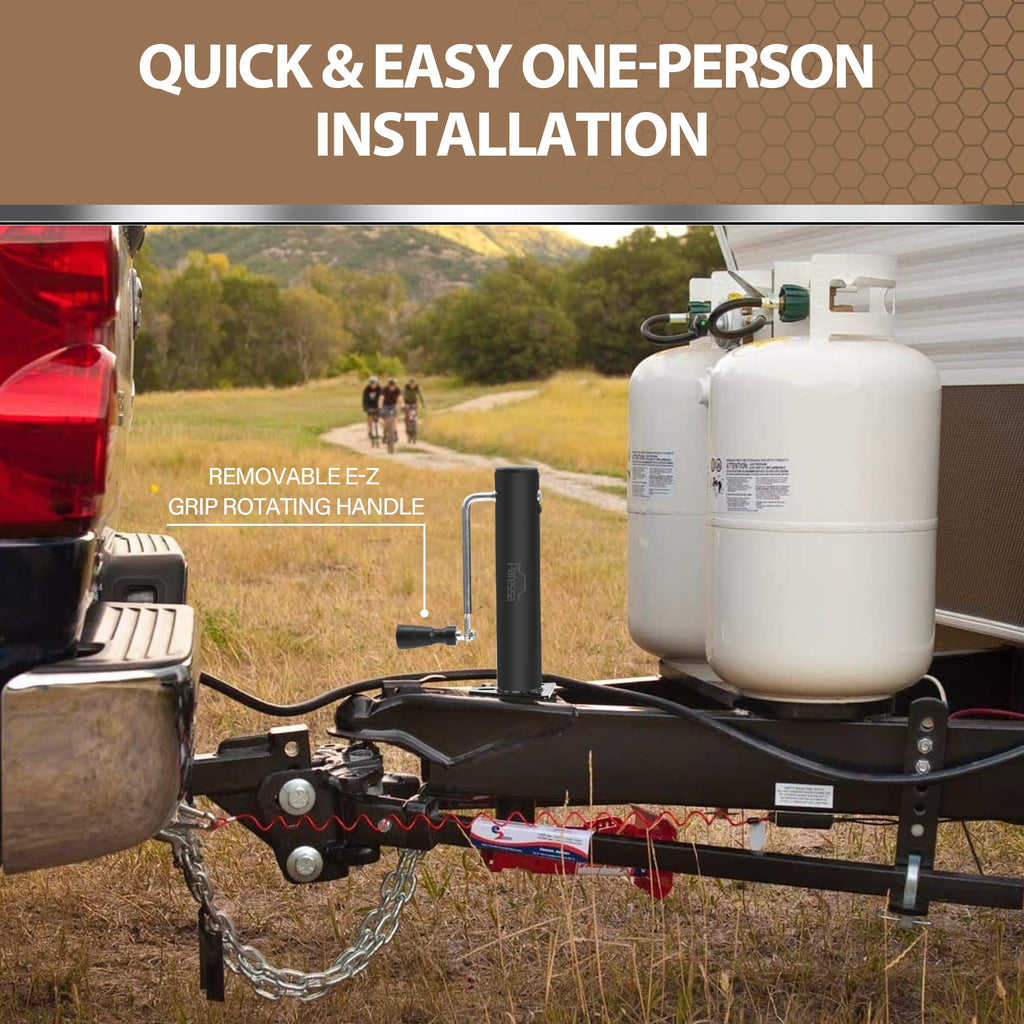 2000lb 15" Heavy Duty A-Frame Trailer Tongue Jack S31559