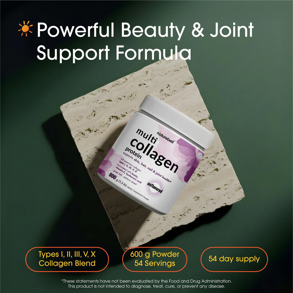 Hydrolyzed Collagen Peptides Protein Powder 600g Unflavored Q402