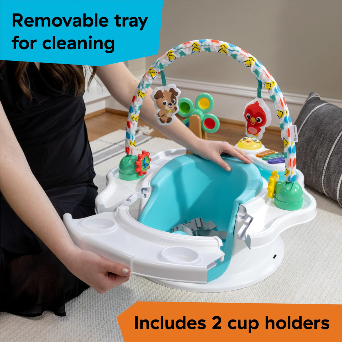 3-in-1 Activity Seat with Music & Lights F200870