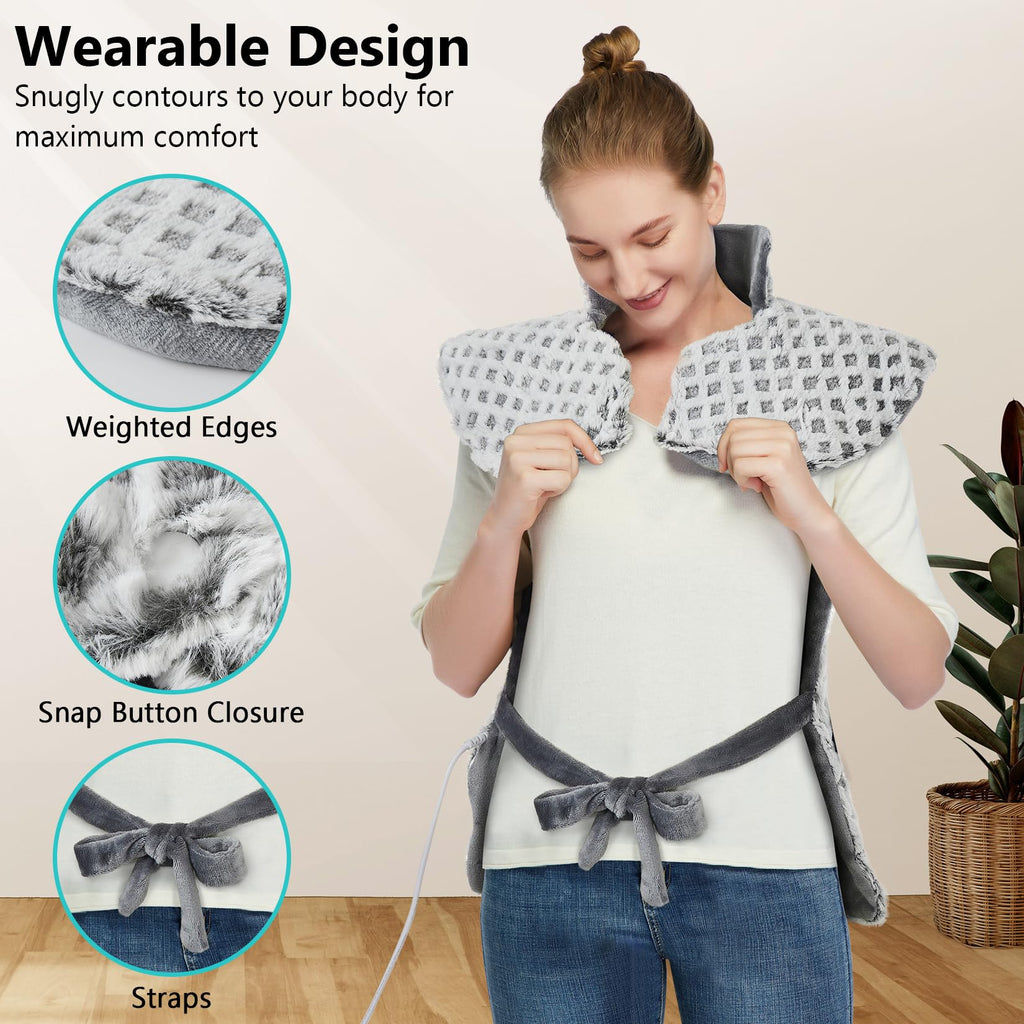 4 Massaging Heating Pad F62353