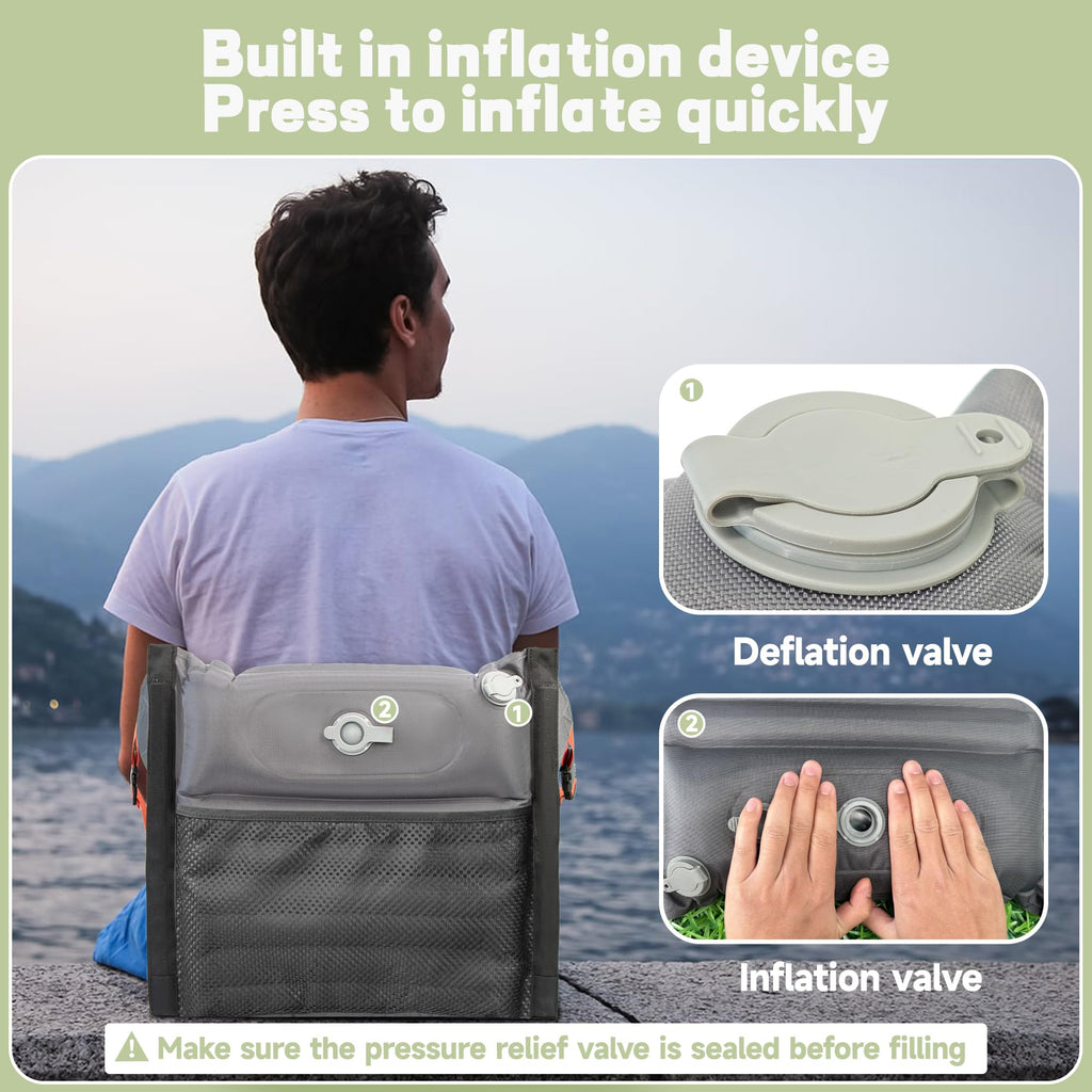 Inflatable Portable Folding Stadium Seat H64968