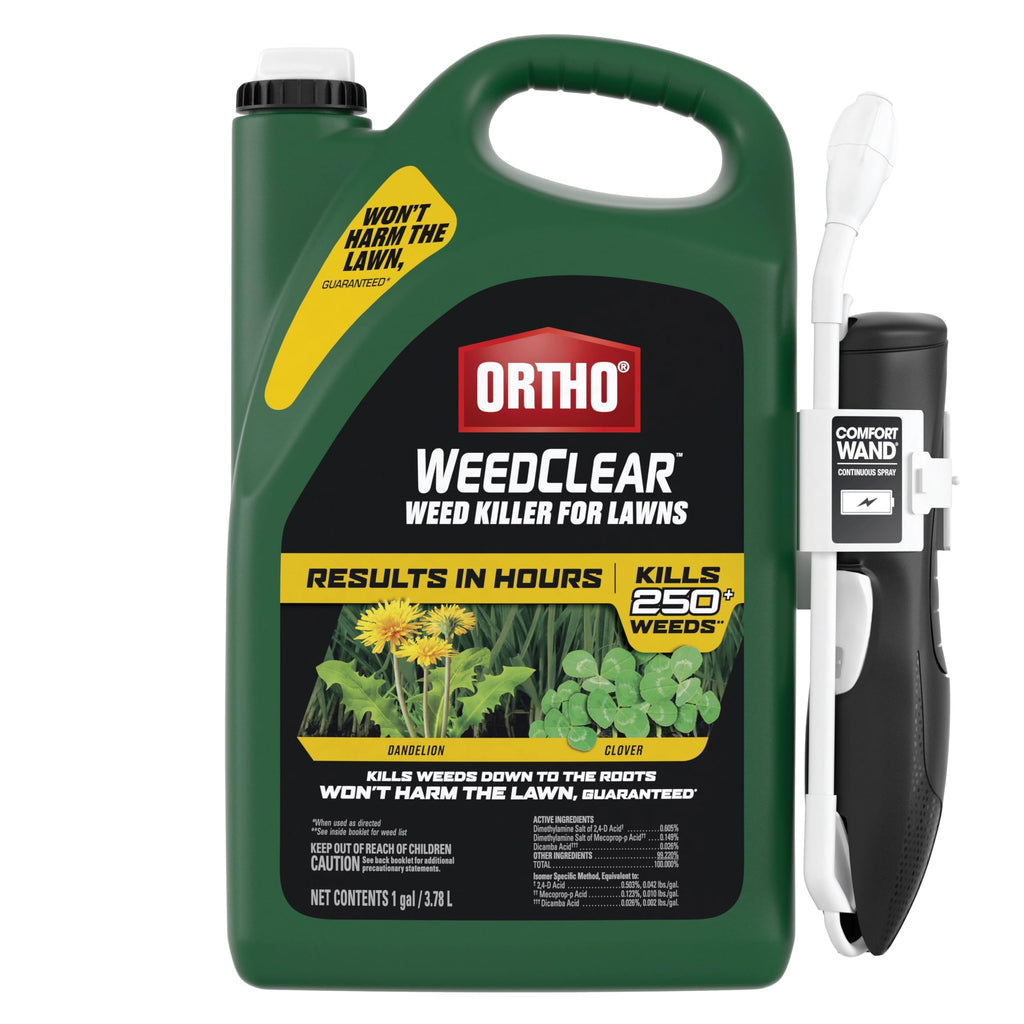 Ortho WeedClear Weed Killer for Lawns with Comfort Wand, 1 gal. B7293