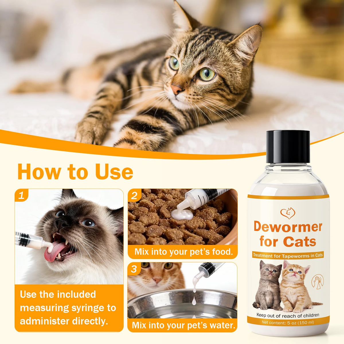 Cat Tapeworm Dewormer J99496