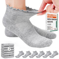 6 Pairs Low Cut Non Binding Diabetic Ankle Socks W27766