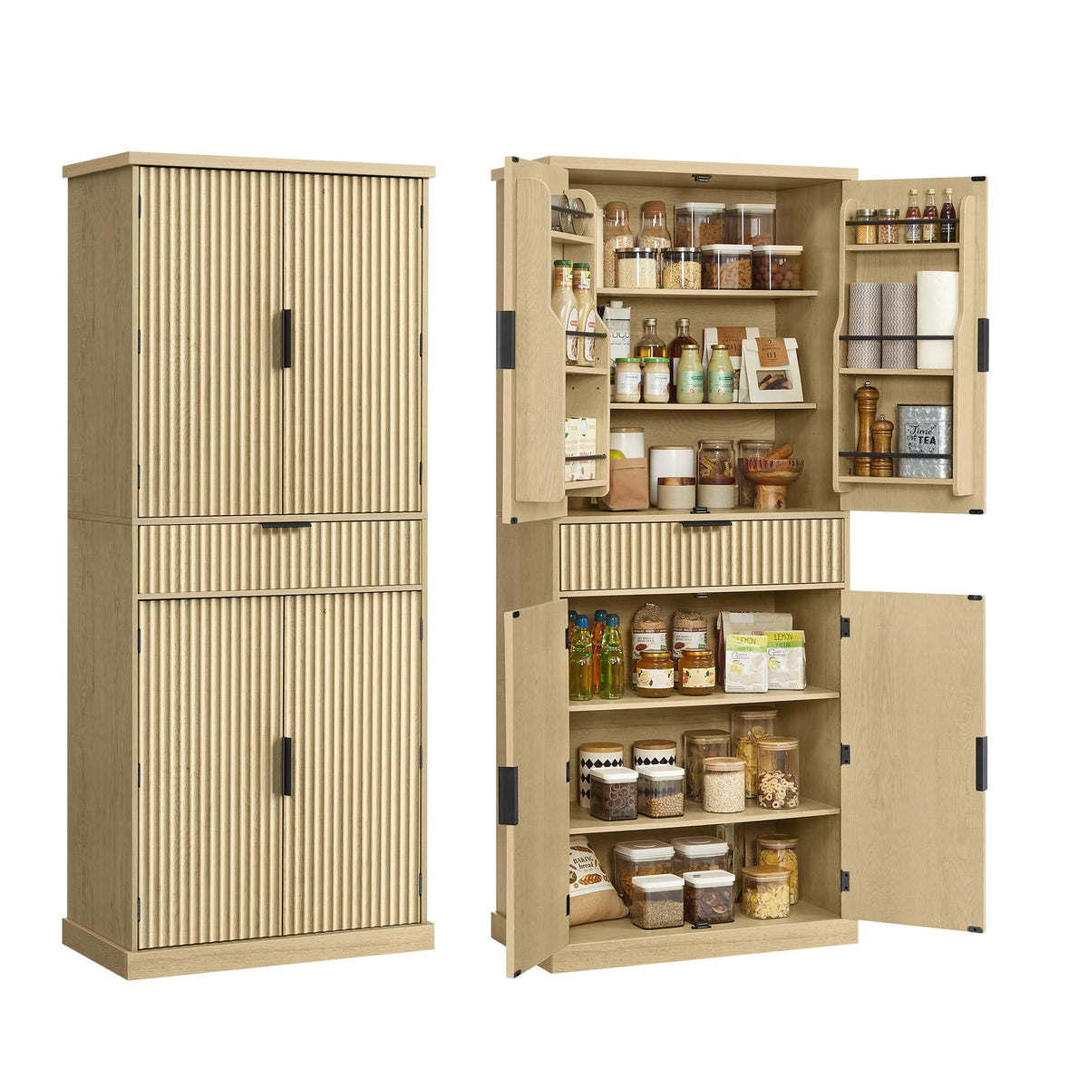 Freestanding Tall Cabinet with Drawer X178886