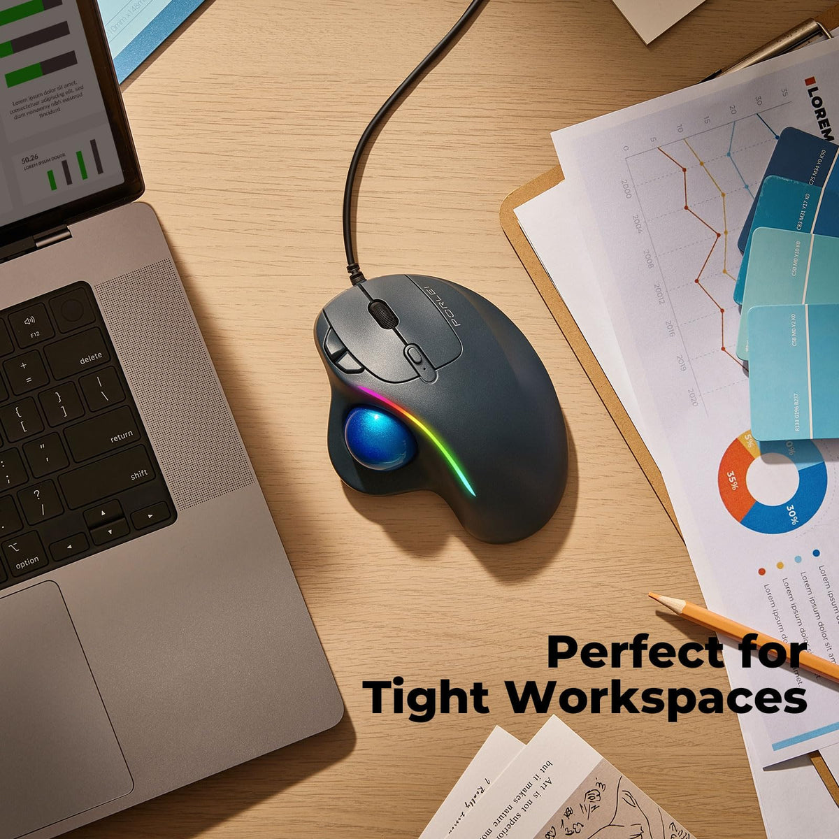 Ergonomic Trackball Mouse C1424