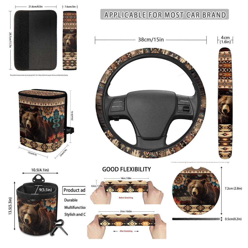 15 Pcs Car Seat Cover Set K62362