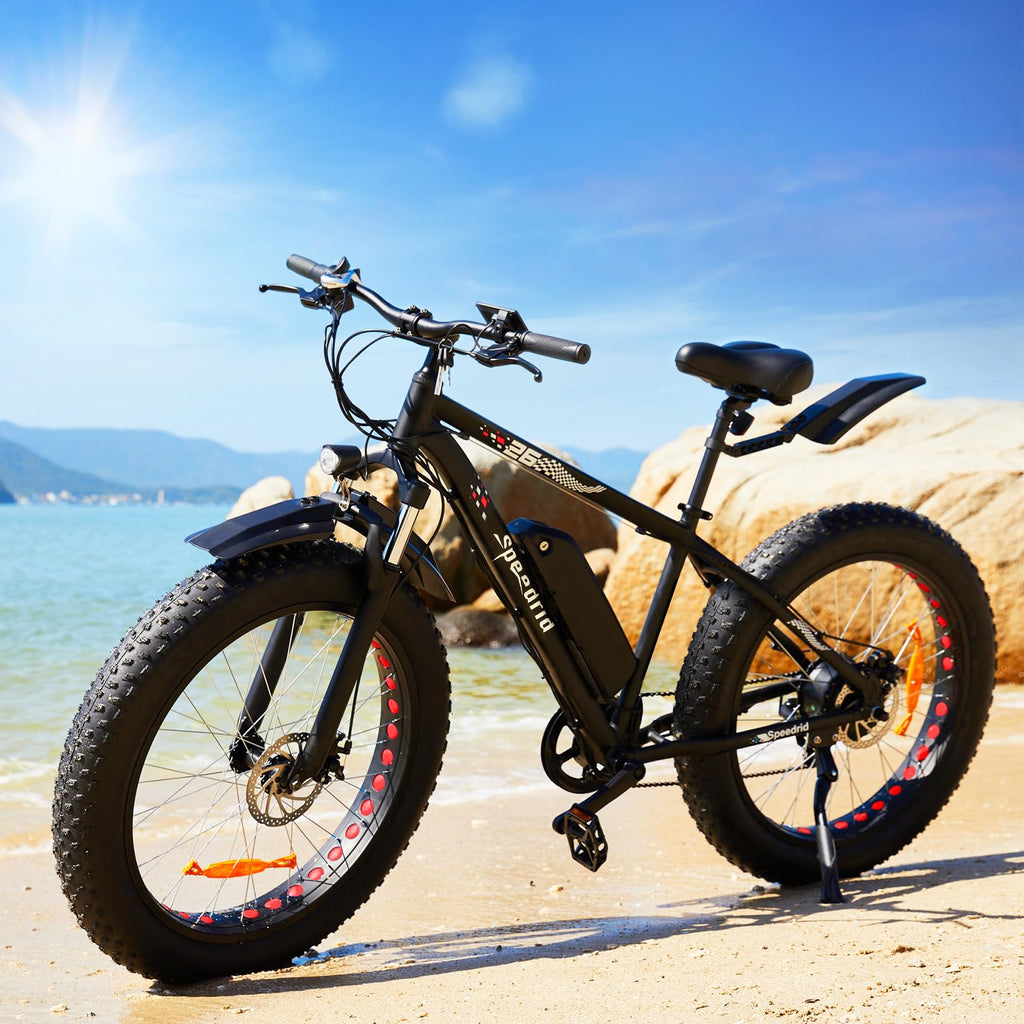 26" Fat Tire Electric Bike 750W 48V 7 Speed G4996