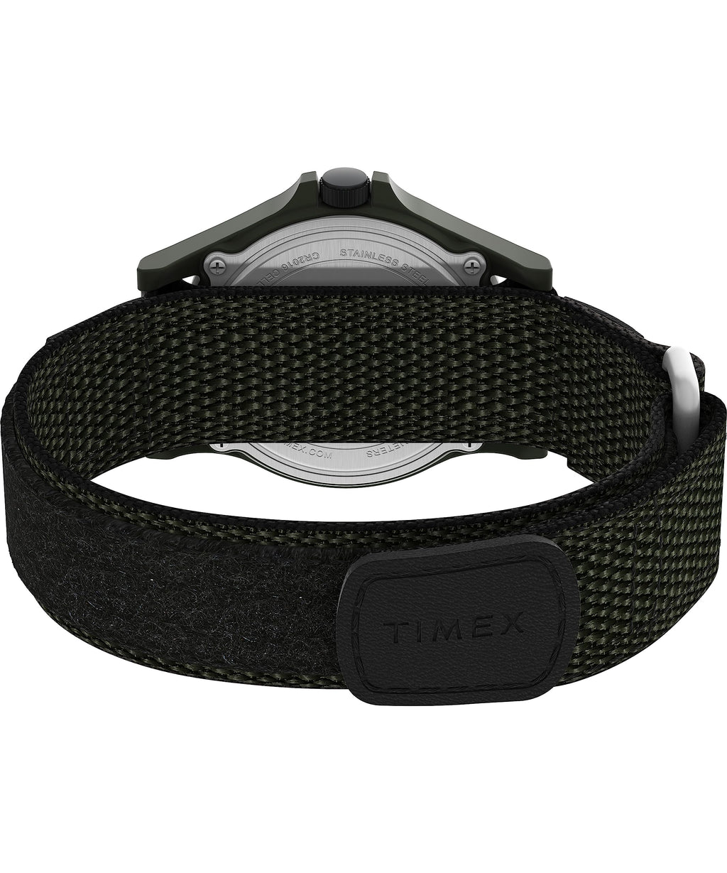 Black Fastwrap Cream Dial Green Case Watch R7340