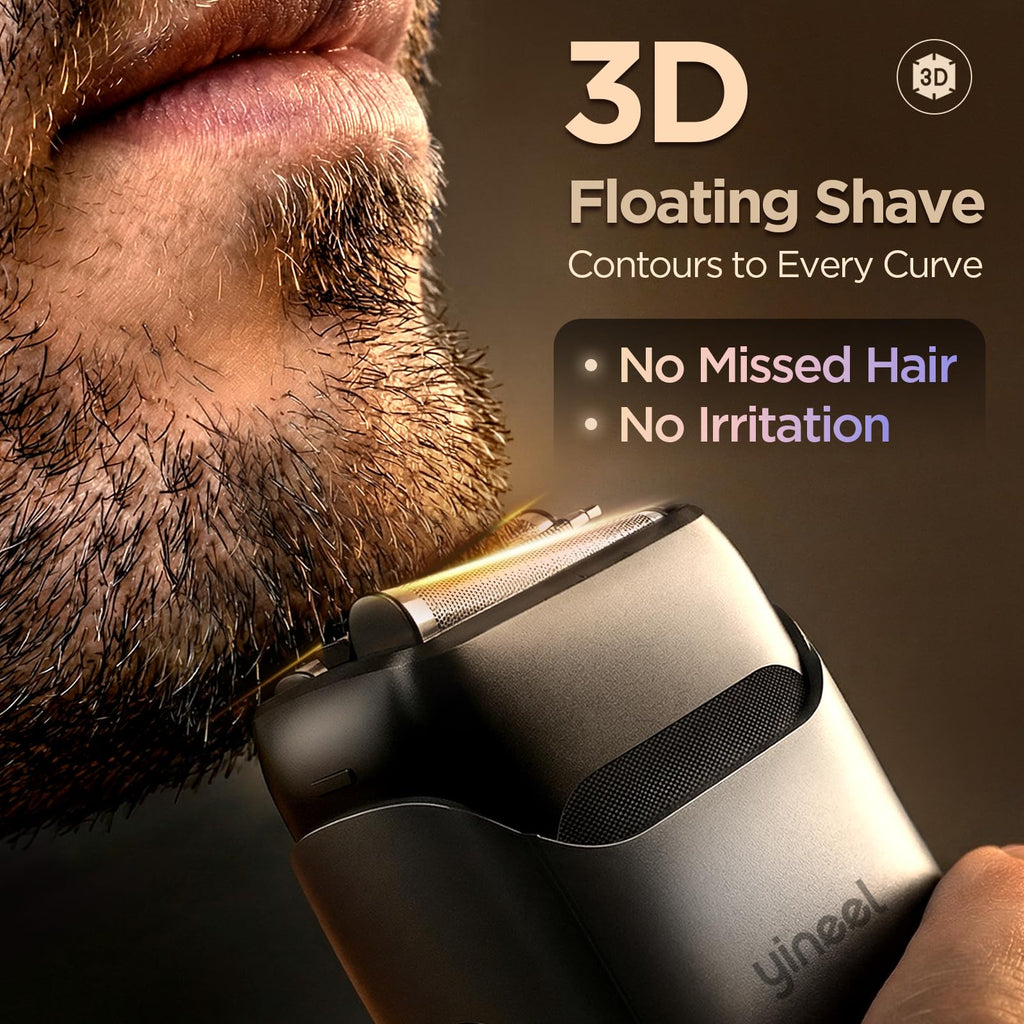Portable Mini Electric Foil Shaver with Case E148465