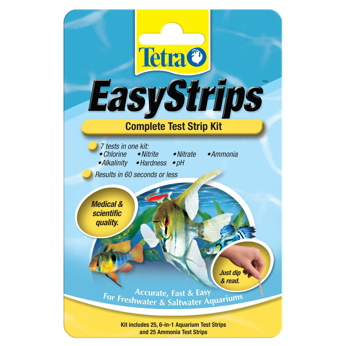 Aquarium Water Test Kit, 25 Count Y228398