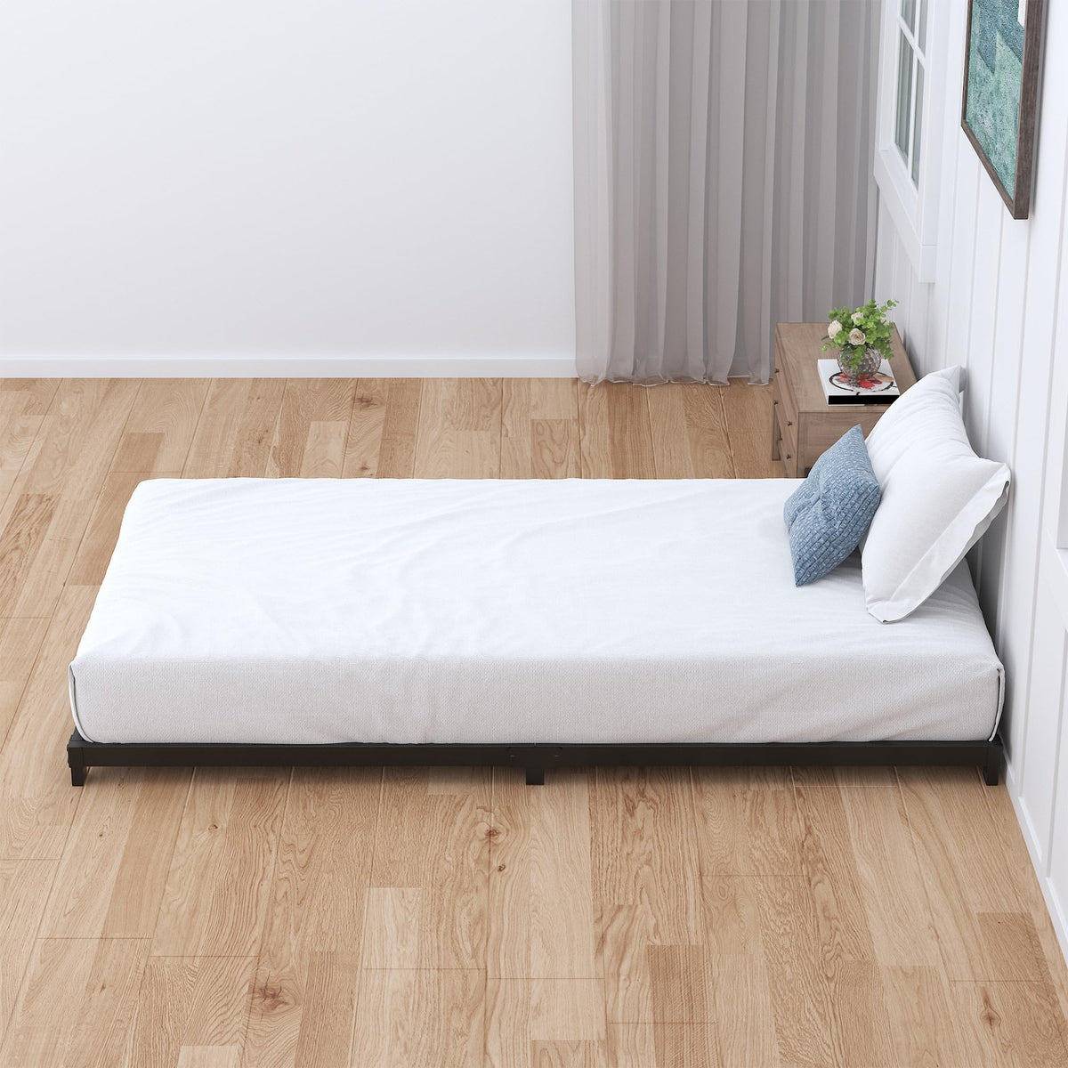 4 Inch Low Profile Twin Platform Bed Frame R7041