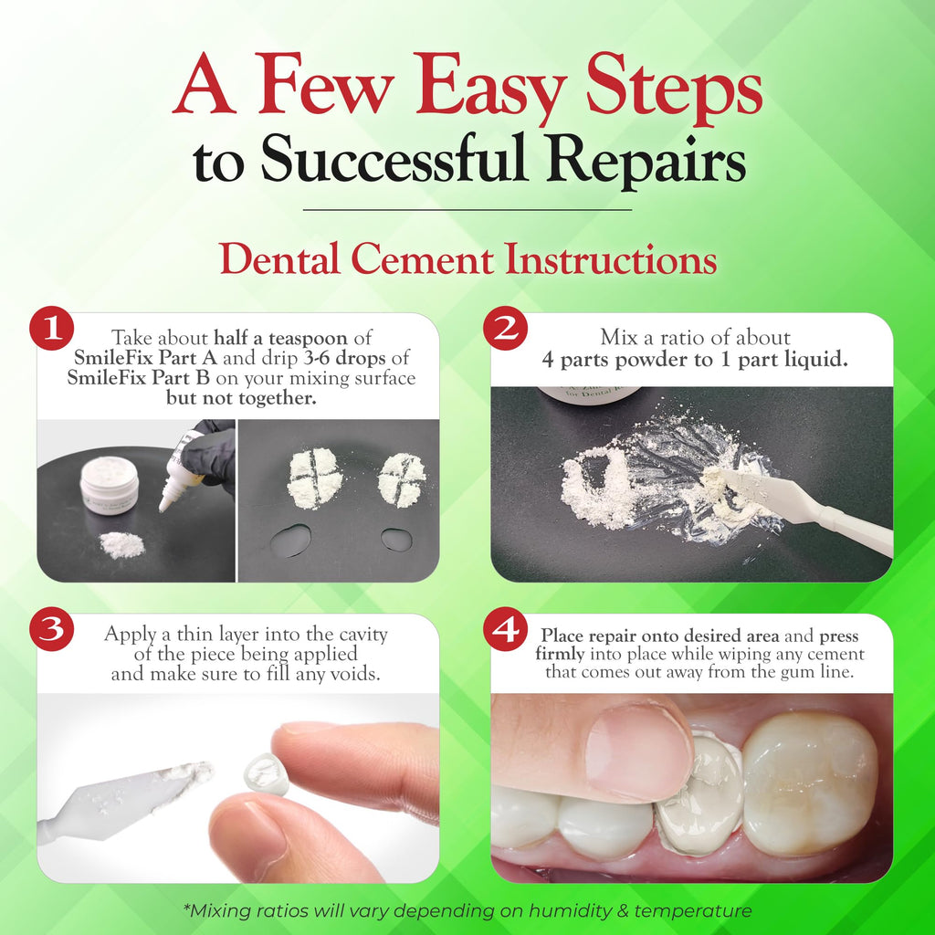 Dental Cement & Filling Repair Kit X42729