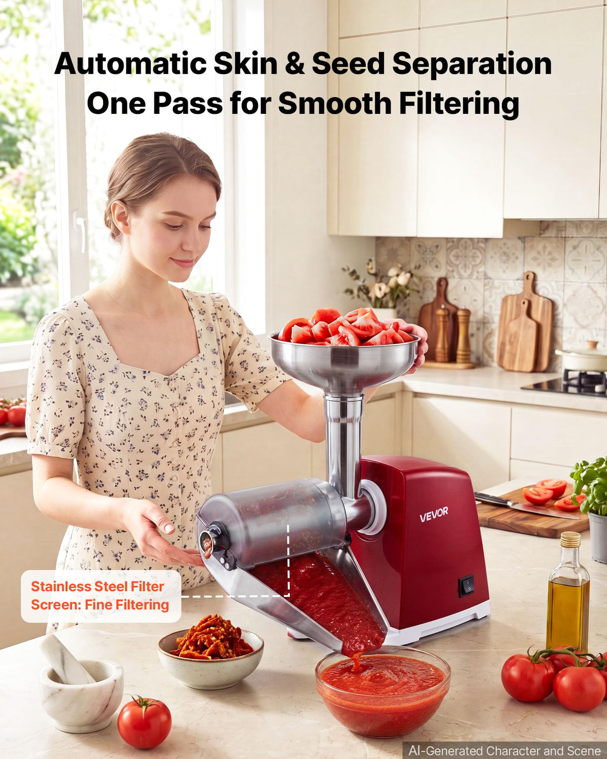 Electric Tomato Strainer 800W D796317