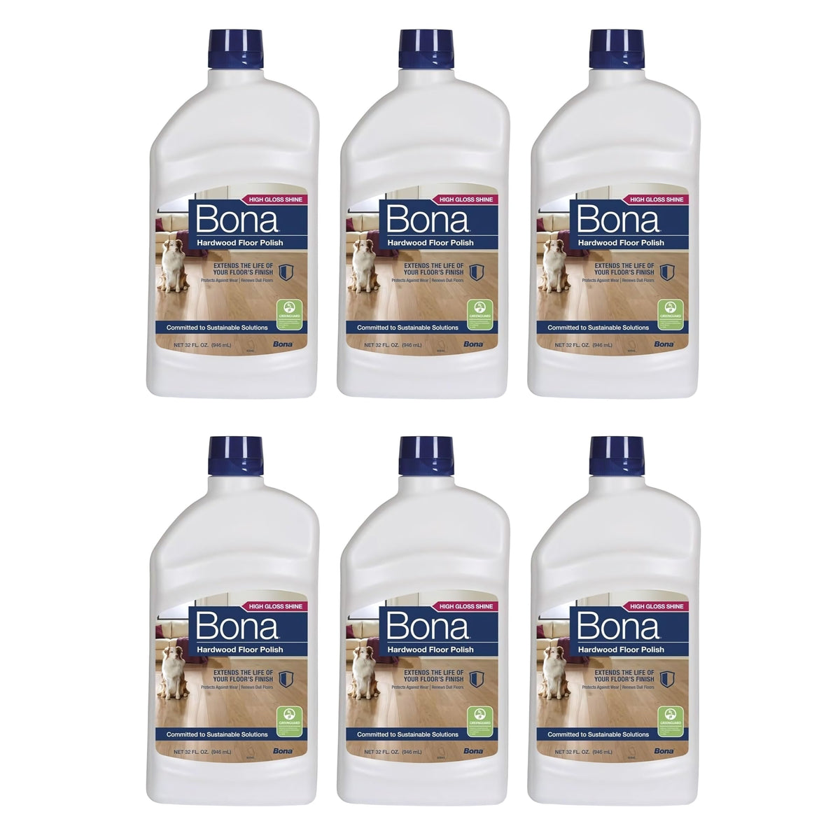 Hi-gloss Hardwood Floor Polish 32 Oz. Pack of 6 Q847970