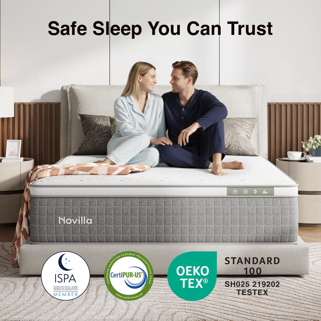 12 Inch Full Size Hybrid Gel Memory Foam Mattress C225890