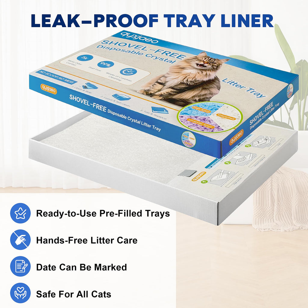 Crystal Cat Litter Tray Refill White 6-Pack R36795