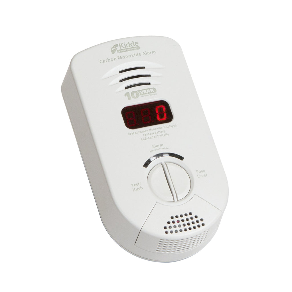 Carbon Monoxide Detector, Plug In Wall with 10-Year Battery Backup, Digital LED Display O611