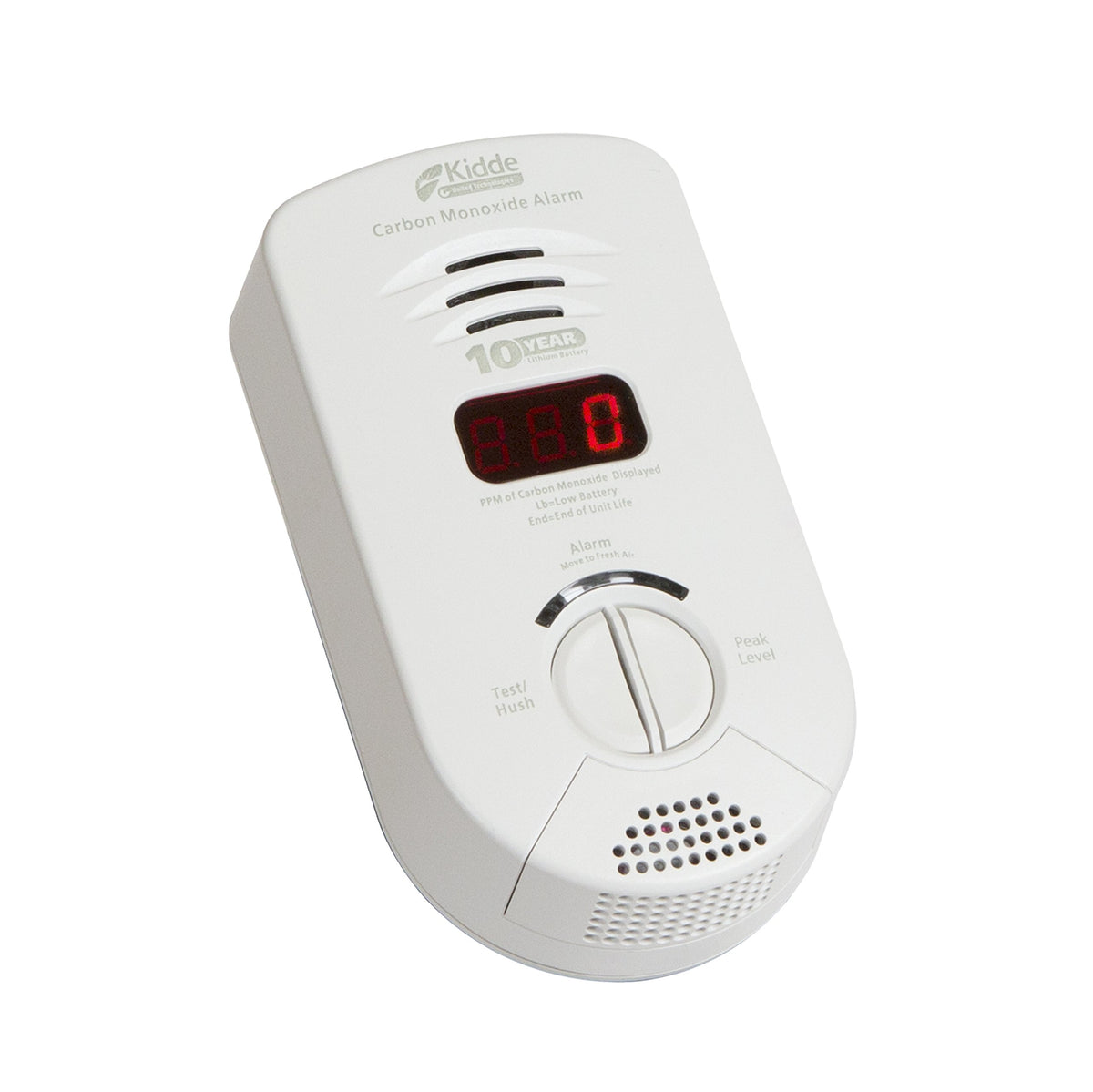 Carbon Monoxide Detector, Plug In Wall with 10-Year Battery Backup, Digital LED Display O611