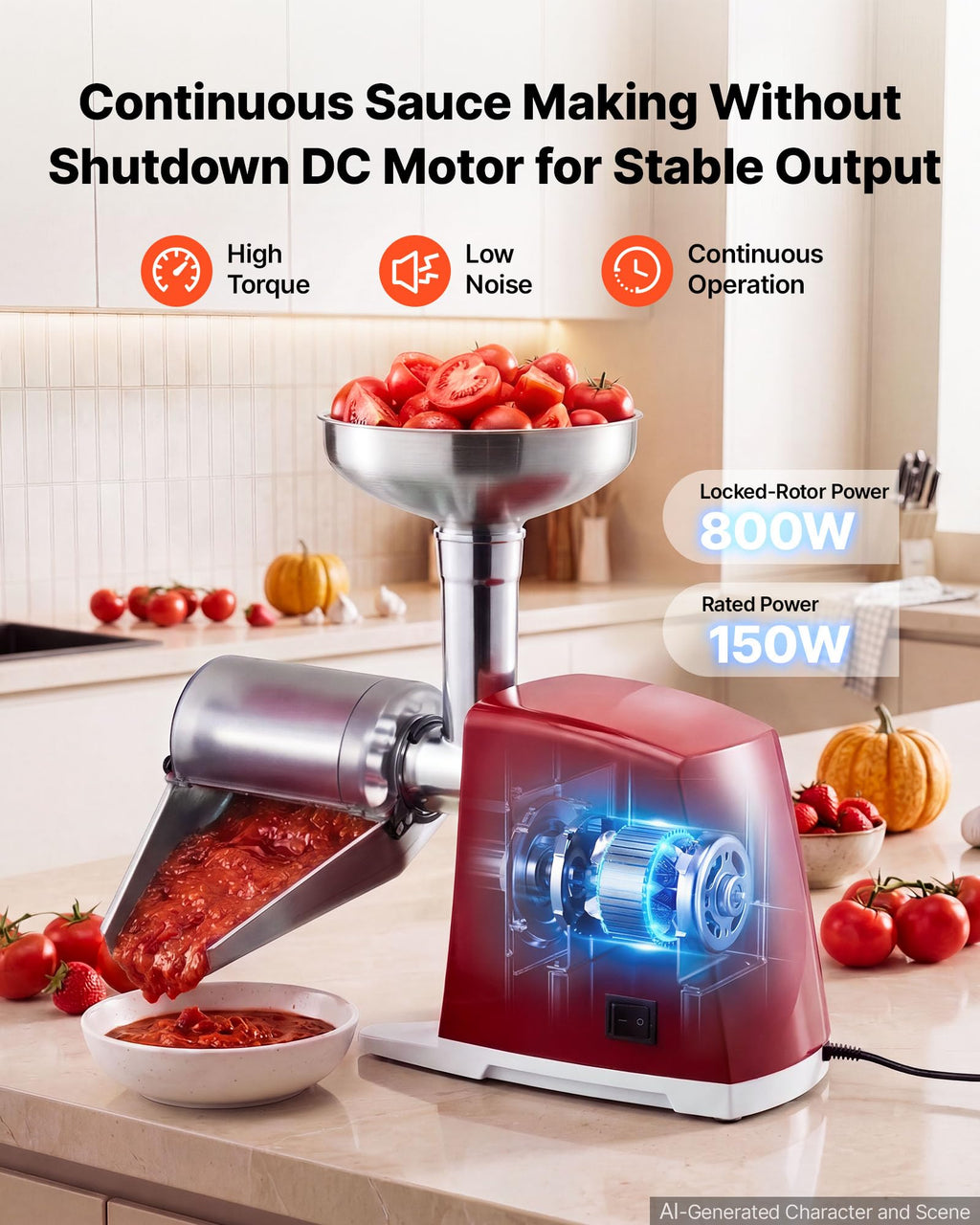 Electric Tomato Strainer 800W D796317
