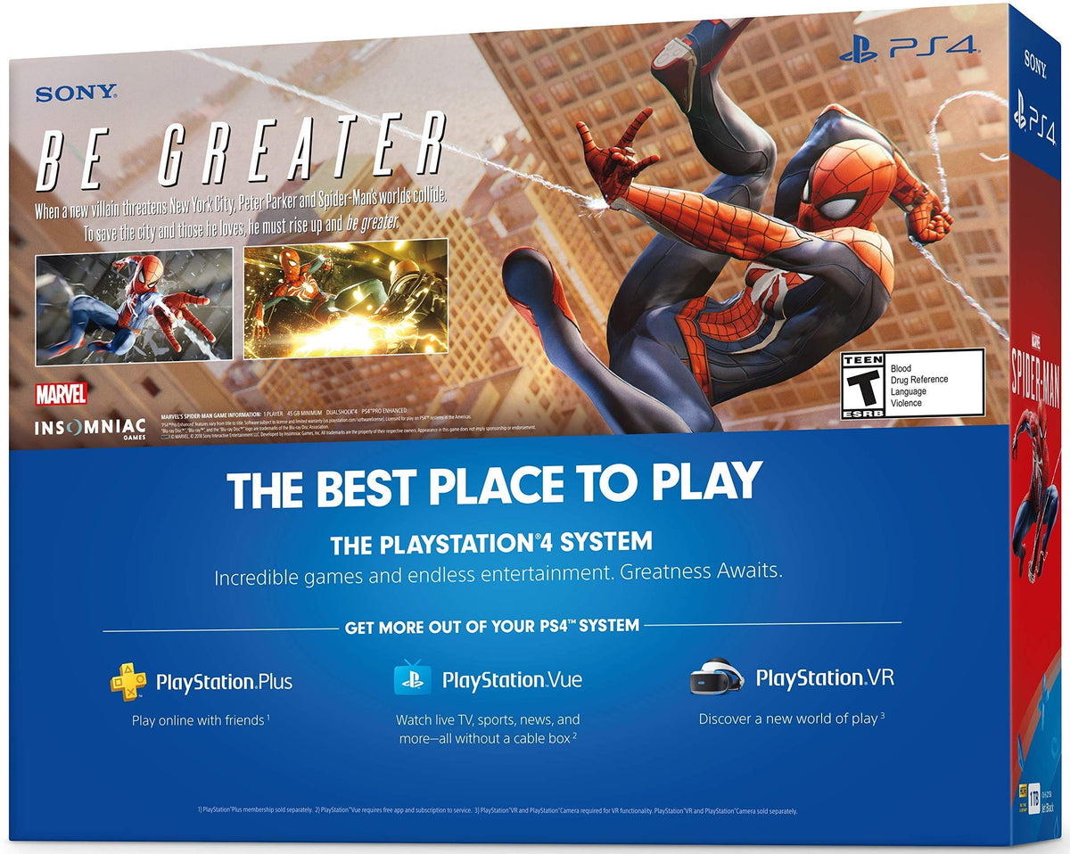 Playstation 4 Slim 1TB SSD Console with Wireless Controller T9848