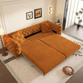 98" Button Tufted Velvet Sofa Bed H1508